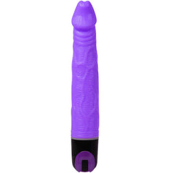 Gode vibrant 21,5 cm format fin violet