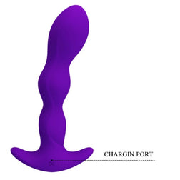 Stimulateur prostate Masseur prostatique vibrant ondulé - vue produit de profil