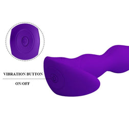 Stimulateur prostate Masseur prostatique vibrant ondulé - accessoires inclus visibles