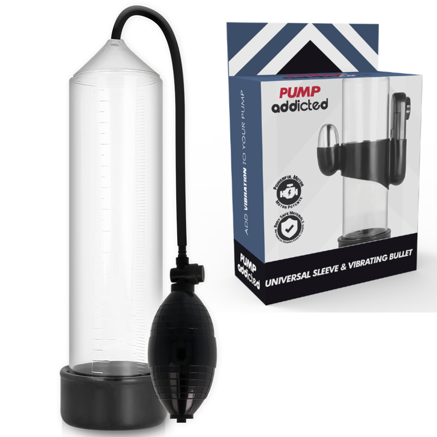 PUMP ADDICTED VIBRATEUR TRANSPARENT RX3