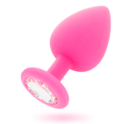 Plug anal Shelki M 8 cm - vue produit de profil