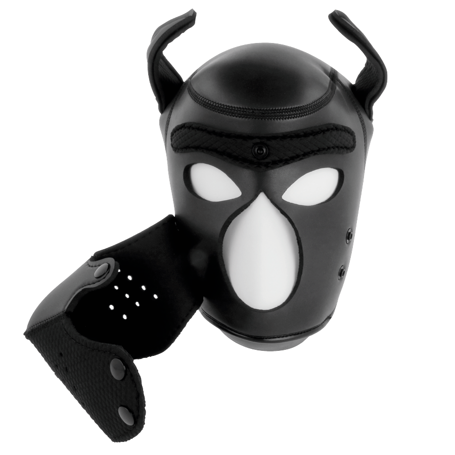 DARKNESS MASQUE POUR CHIEN EN NEOPRENE AVEC MUSEAU AMOVIBLE M