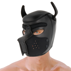 DARKNESS MASQUE POUR CHIEN EN NEOPRENE AVEC MUSEAU AMOVIBLE M