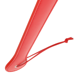 Paddle en cuir végan rouge et noir 48 cm — image 2