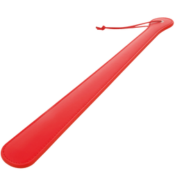 Paddle en cuir végan rouge et noir 48 cm