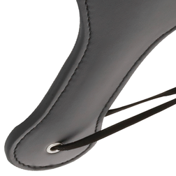 Paddle ronde noire compacte cuir — frappe rapide — image 2