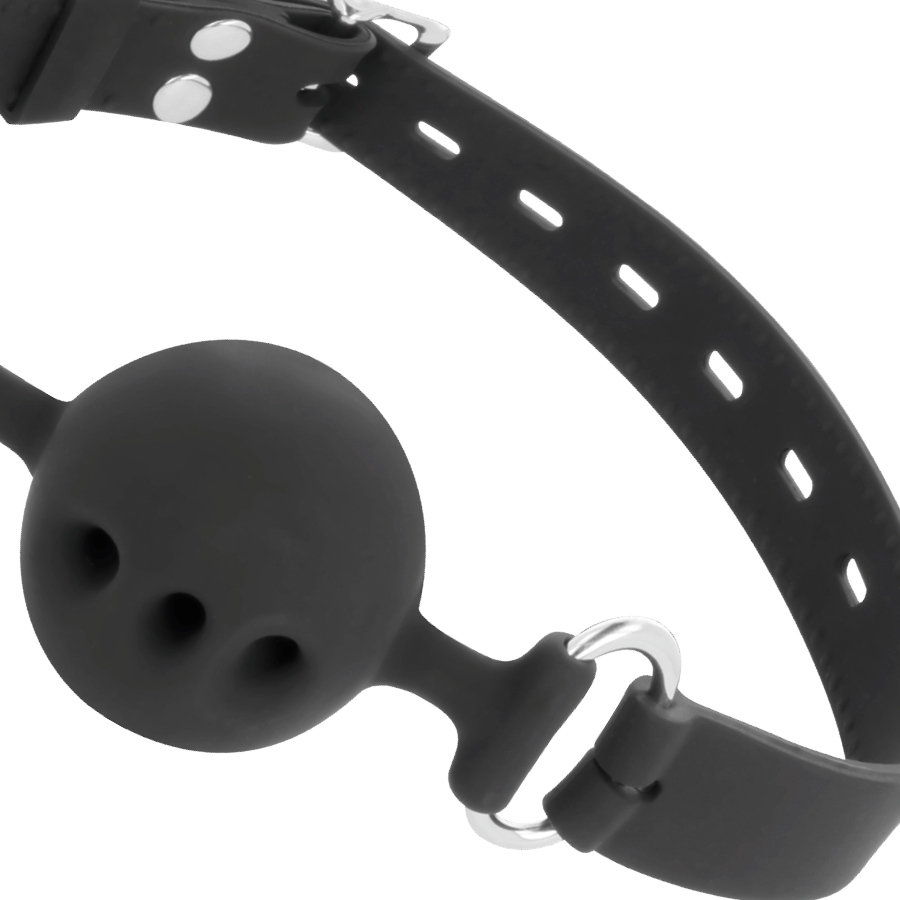 DARKNESS BTON EN SILICONE RESPIRANT NOIR