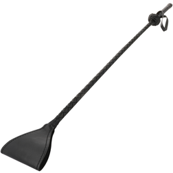 Cravache claquette simili cuir tressé sellerie 60 cm