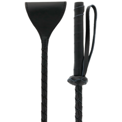 Cravache claquette simili cuir tressé sellerie 60 cm — vue 2