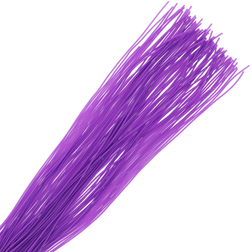 Flogger violet manche à billes — mèches fines — vue 3