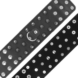 Menottes poignets noires cloutées avec pointes métal