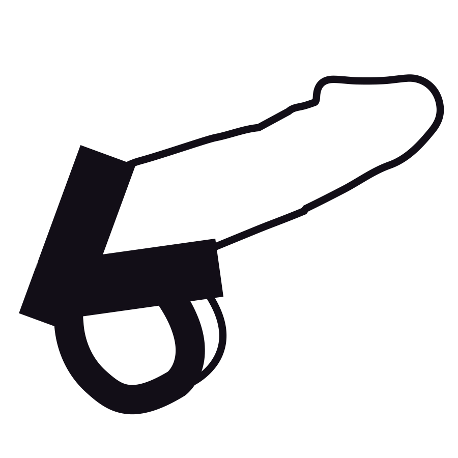 DARKNESS ANNEAU CUTANE POUR PENIS ET TESTICULES