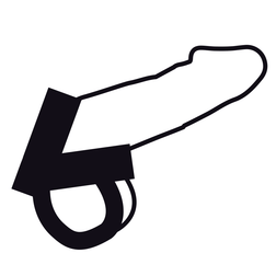 DARKNESS ANNEAU CUTANE POUR PENIS ET TESTICULES