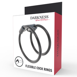 DARKNESS ANNEAU PENIS DOUBLE FLEXIBLE
