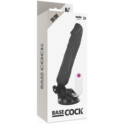 Realistischer Vibrationsdildo, 20 cm, mit Kabelsteuerung
