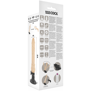 Gode vibrant réaliste 19,5 cm sans fil — emballage