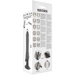Realistischer Vibrationsdildo, 19,5 cm, mit Kabelsteuerung