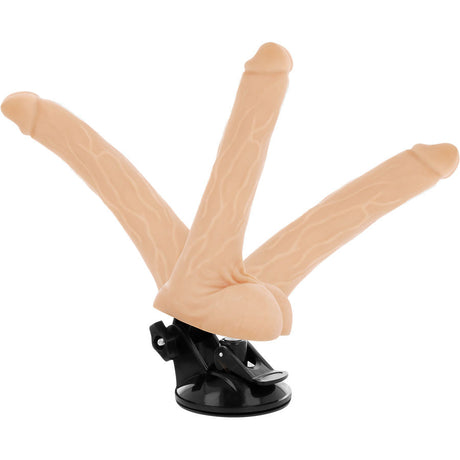 Gode vibrant articulable 18,5 cm sans fil — gros plan