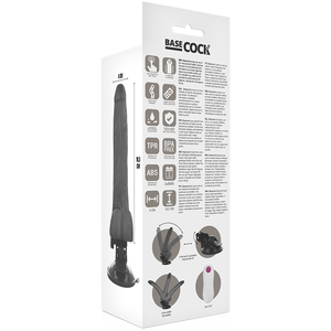 Biegsamer vibrierender Dildo 18,5 cm mit Kabelbedienung