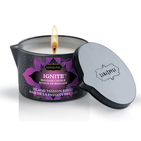 Bougie de massage fruit de la passion 170 g — Ignite · Kamasutra Cosmetics · Bougies