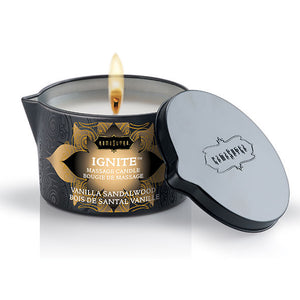 Bougie de massage bois de santal 170 g — emballage