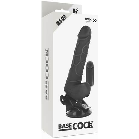 Realistic Vibrating Dildo 18.5 cm with Wired Remote