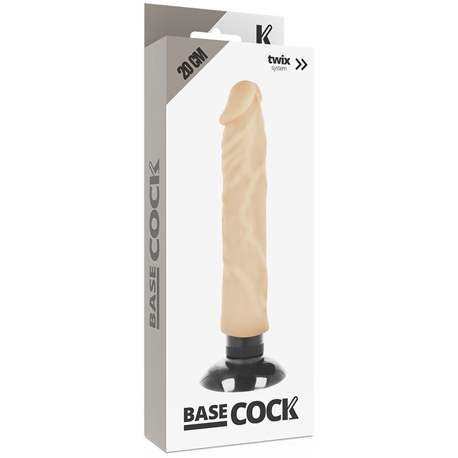 Gode vibrant 2-in-1 avec extenseur 20 cm — en situation