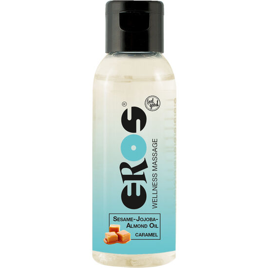 Huile de massage à base d'huile de sésame, jojoba & amande parfum caramel 50 ml · Eros Classic Line · Huiles aromatisées