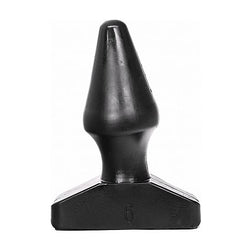 Glatter konischer Analplug 15,5 cm, Durchmesser 6 cm – Seitenansicht