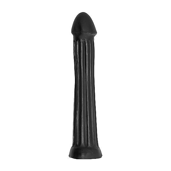 Gode cannelé profond 31 cm diamètre 6 cm — vue de profil