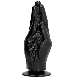 Gode main fisting doigts joints 21 cm - vue produit de profil