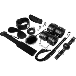Kit BDSM complet 10 accessoires noir Experience — Ohmama — vue 3