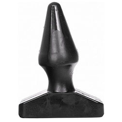 Plug conique lisse 16 cm diamètre 7 cm — vue de profil