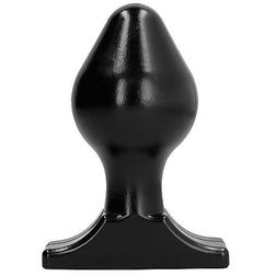 Perfil redondeado del plug anal All Black AB72 negro