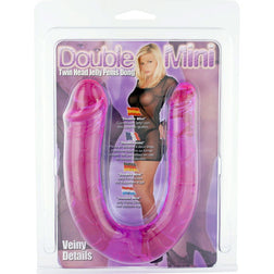 SEVEN CREATIONS PENIS AVEC DEUX TETES DE GELEE FLEXIBLES