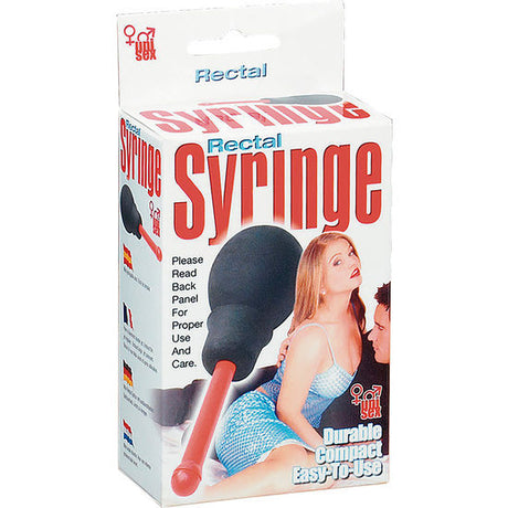 Poire de lavement anal 2 canules effet spray — emballage