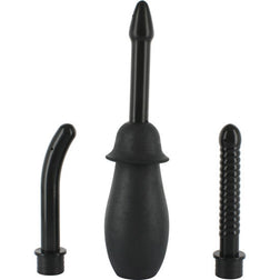 Plug anal Kit douche anale complet avec embouts interchangeables pour homme