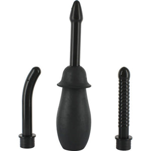 Kit douche anale complet avec embouts interchangeables · Seven Creations · Hygiène anale