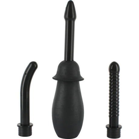 Kit douche anale complet avec embouts interchangeables · Seven Creations · Hygiène anale