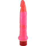 Vibromasseur réaliste translucide rose 16 cm — Jelly Thin · Seven Creations · Godes Vibrants