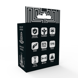 Technical details and pictograms on the back of the box