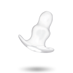 Transparent hollow butt plug for beginners
