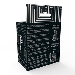 Détails techniques du plug tunnel anal avec dimensions inscrites