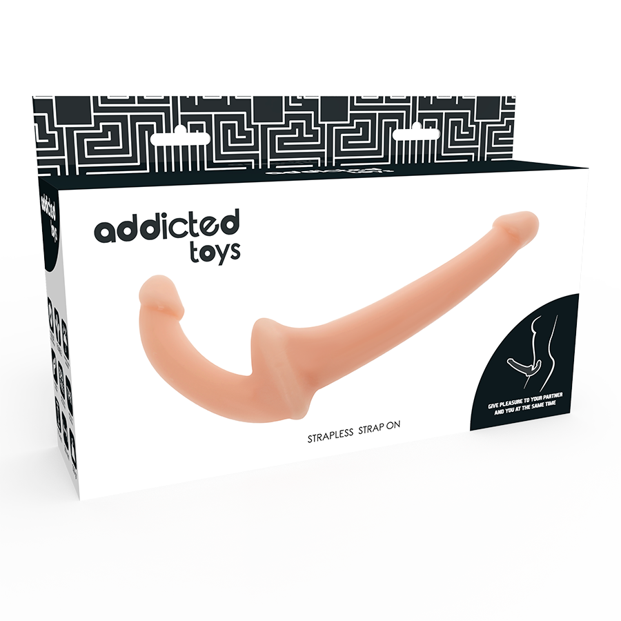 Gode double sans harnais 18 cm — vue de profil