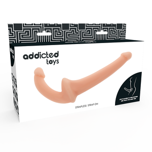 Gode double sans harnais 18 cm — vue de profil