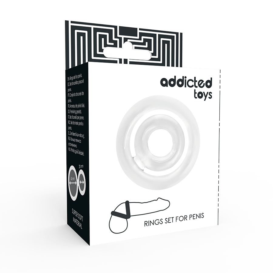 ADDICTED TOYS POTENZ PENIS C RING CLAIR