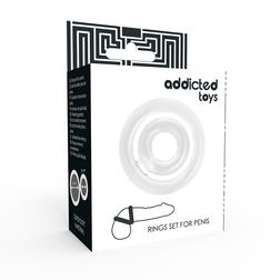 ADDICTED TOYS POTENZ PENIS C RING CLAIR