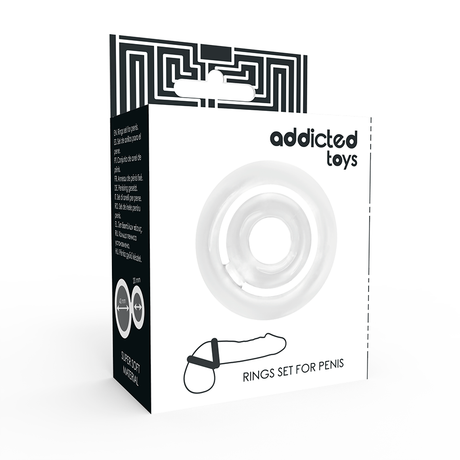 ADDICTED TOYS POTENZ PENIS C RING CLAIR