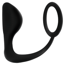 ADDICTED TOYS PLUG ANAL AVEC ANNEAU PENIS NOIR