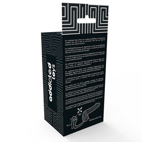 ADDICTED TOYS PLUG ANAL AVEC ANNEAU PENIS NOIR
